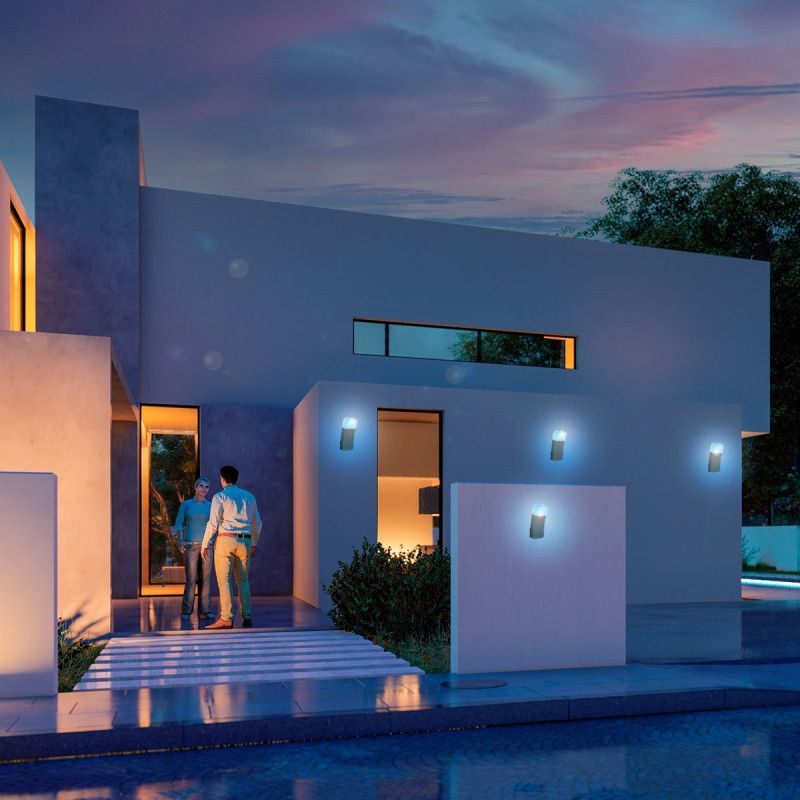 Applique d'extérieure SMART WIFI RGBW  incurvée Applique d'extérieure SMART WIFI RGBW  incurvée