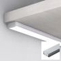 Profilé en aluminium de surface pour un éclairage linéaire
