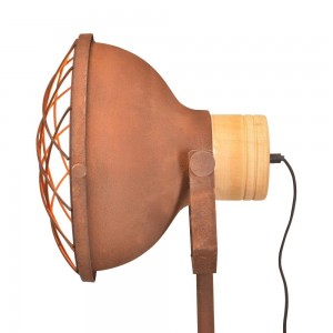 Lampe vintage rouille