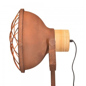 Lampe vintage rouille