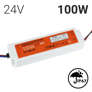 Bloc d'alimentation étanche compacte 24V 100W IP67