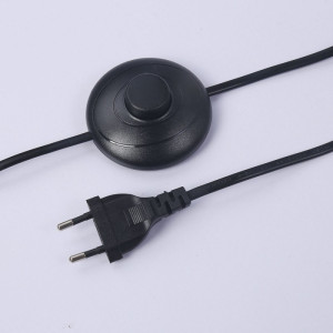 Câble électrique de 240 cm de long avec interrupteur et fiche européenne standard