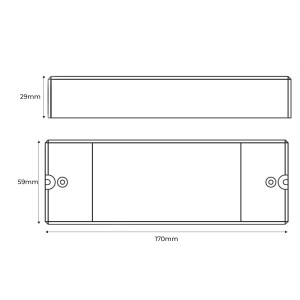 Dimensions du contrôleur AC TRIAC