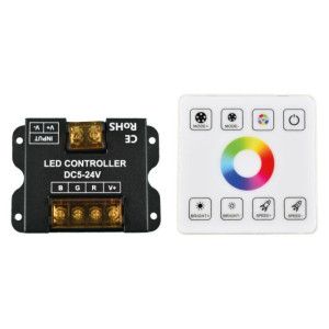 Contrôleur RGB pour bande LED avec panneau tactile RF