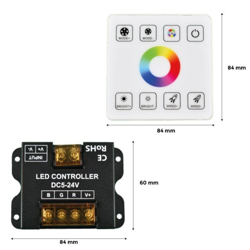 Bande Led Usb avec interrupteur tactile et capteur, flexible, 5V