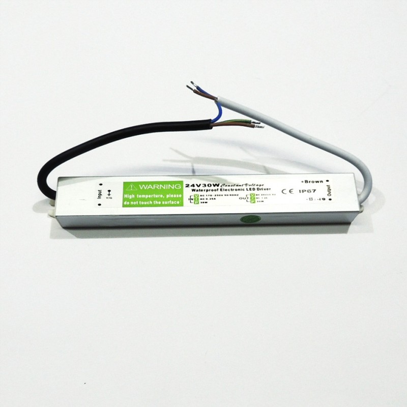 Alimentation 24V 30W étanche IP67 Alimentation 24V 30W étanche IP67
