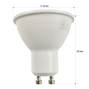 Spot LED GU10 COB 5 watt Dimmable - Couleur éclairage - Bleu