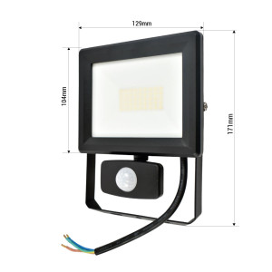 Dimensions du projecteur extérieur