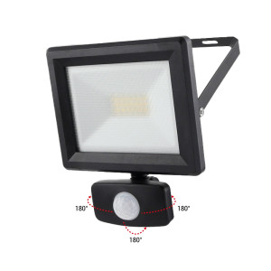 Projecteur d'extérieur LED orientable avec détecteur - Ideal Lux
