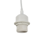 Porte-lampe blanc