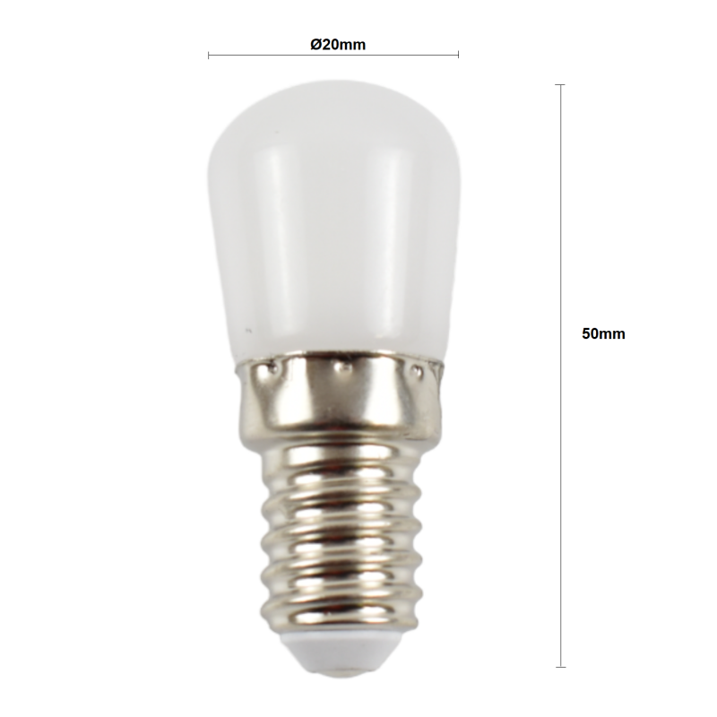 Ampoule LED E14 2W - Petite taille