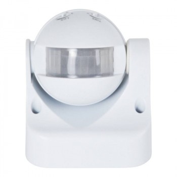 Détecteur mouvement orientable 180º PIR IP44 Détecteur mouvement orientable 180º PIR IP44