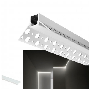 Profilé intégration placoplâtre d'angle intérieur 46x26 (2m)
