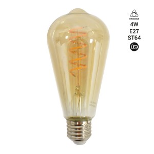 Ampoule LED à filament Edison 4W E27 dimmable