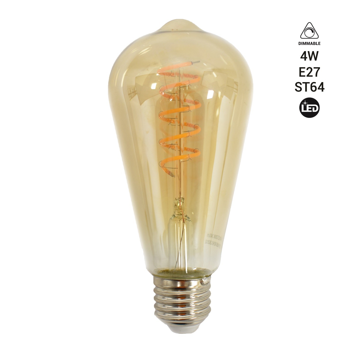 Ampoule Vintage E27, 2 Ampoule LED Edison E27 ST64 Lampe