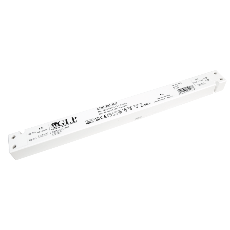 Alimentation Slim 200W 24V 8.33A - GLP