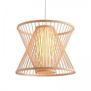 Lampe suspendue en bambou