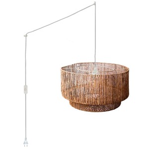 Lampe suspendue en jute