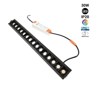 Linéaire LED encastrable 30W UGR18