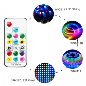 Contrôleur LED IC RGB/RGBW à télécommande RF