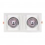 Collerette downlight blanche