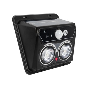 Applique solaire avec deux luminaires LED de 0,5 W