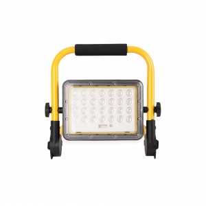 Projecteur LED à poser noir/jaune 40W WORKLIGHT