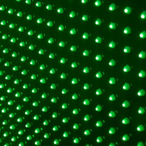 Puces LED vertes haute efficacité