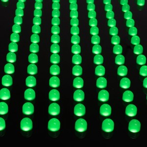 Puces LED vertes monochromes
