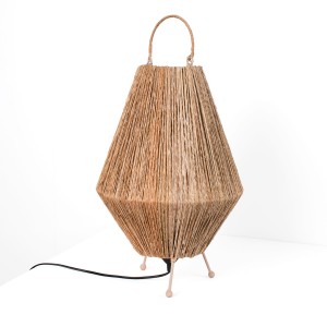 Lampe à poser naturelle en jute "Ross" - E27