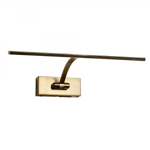 Applique tableau LED à batterie - Dimmable - 4W - 34cm variante bronze