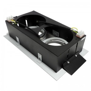 Cardan en acier pour deux ampoules QR111 LED