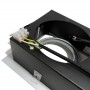 Cardan en acier pour deux ampoules QR111 LED