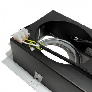 Cardan en acier pour deux ampoules QR111 LED