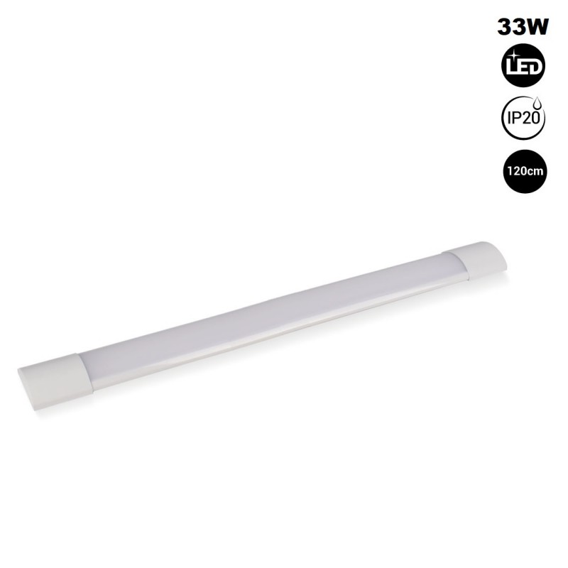 Linéaire LED en saillie - 33W - 120cm - IP20