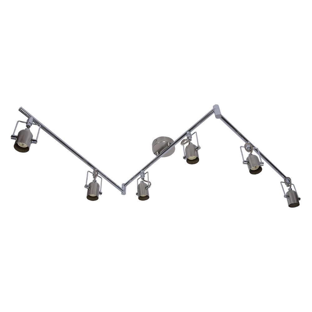 Plafonnier 6 spots orientables GU10 NEXUS-6