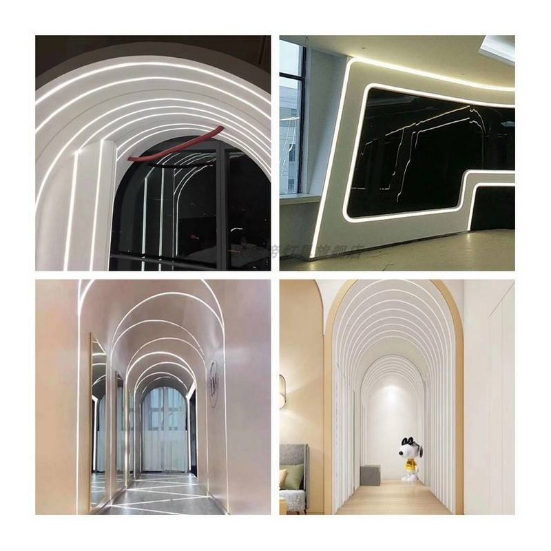 Gaine en silicone flexible 10x18mm pour transformer un ruban LED en néon (5 mètres)