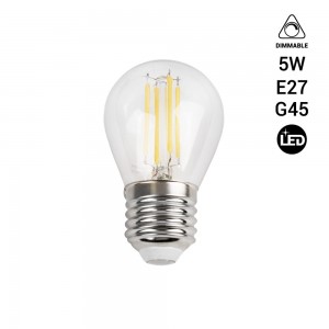 Ampoule LED Filament E27 5W G45 dimmable