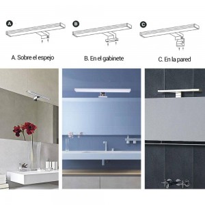 Acheter applique LED 10W pour miroir de salle de bain