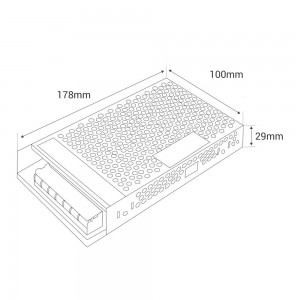 Dimensions du bloc d'alimentation