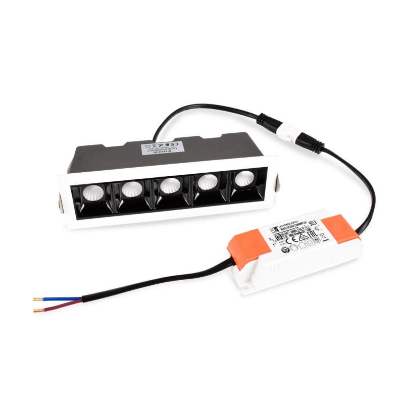 Spot encastré LED linéaire 10W - OSRAM Chip - UGR18 Spot encastré LED linéaire 10W - OSRAM Chip - UGR18