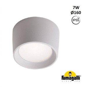 Plafonnier extérieur CCT "Livia 160" Fumagalli 7W GX53 IP55