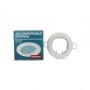 Support GU10 encastrable rond en aluminium