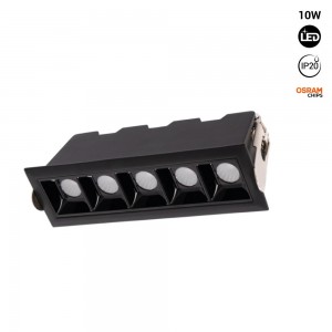 Spot linéaire LED encastré 10W