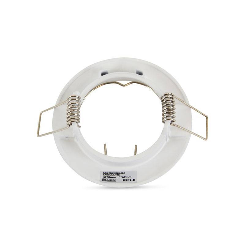 Anneau downlight GU10 en aluminium