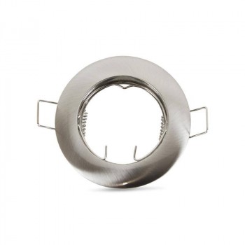 Support GU10 / GU5.3 encastrable rond en aluminium Support GU10 / GU5.3 encastrable rond en aluminium