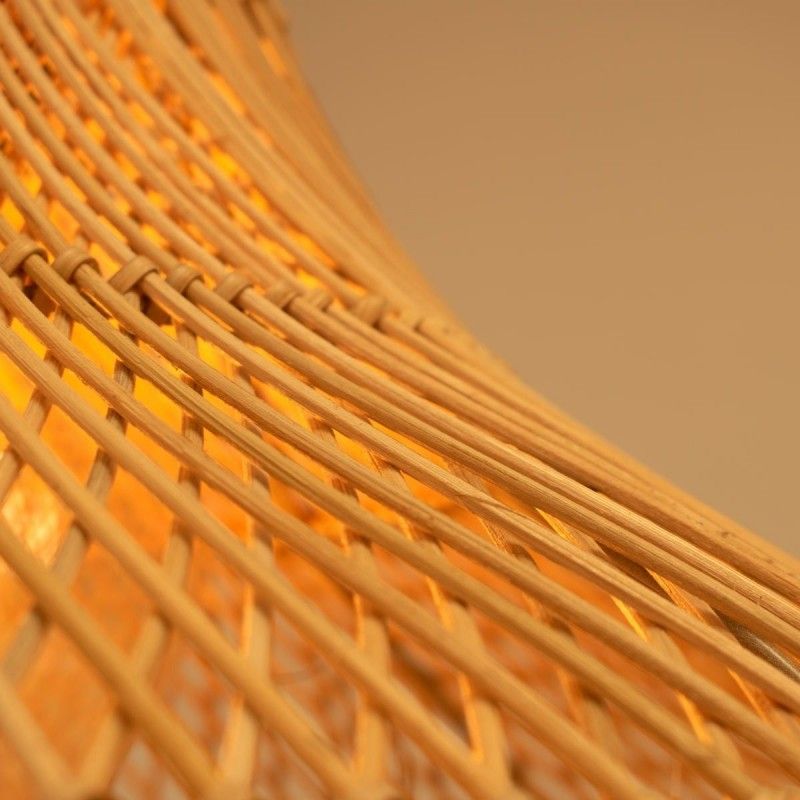 lampe en fibres naturelles