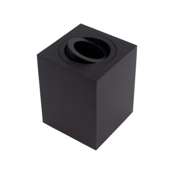 SUPPORT DE SURFACE BASCULANT CARRÉ POUR DICHROÏQUE LED GU10 SUPPORT DE SURFACE BASCULANT CARRÉ POUR DICHROÏQUE LED GU10