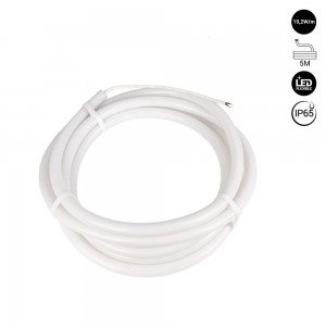 Néon LED flexible circulaire 360º - Ø22mm - 5 mètres - 24V DC - 240Ch/m - 19,2W/m - IP65