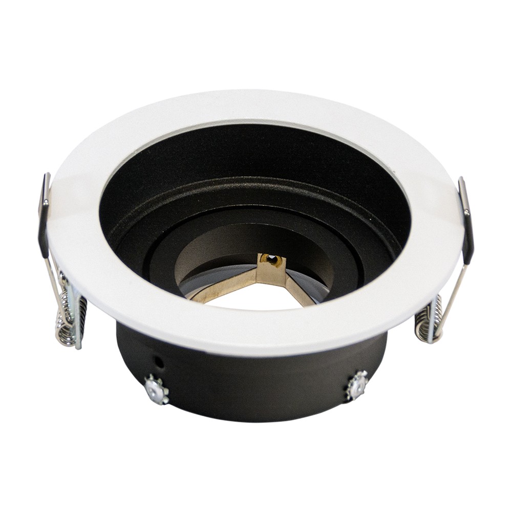 Support ampoule encastrable inclinable rond GU10/MR16